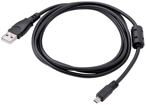 Akyga USB-Kabel USB-A Stecker, UC-E6 1.50m Schwarz AK-USB-20