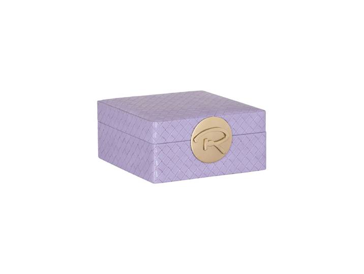 Design Schmuckkasten „Joelle“ Violett Medium, 17 x 17 cm Richmond Interiors