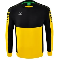 Erima Six Wings Sweatshirt Kinder - gelb/schwarz - 116