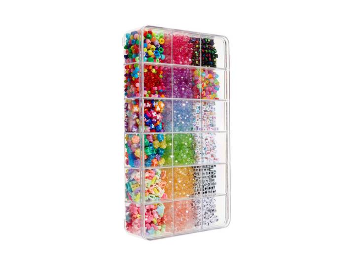 Glorex Perlenset Mix Sortiert 1200 Stück
