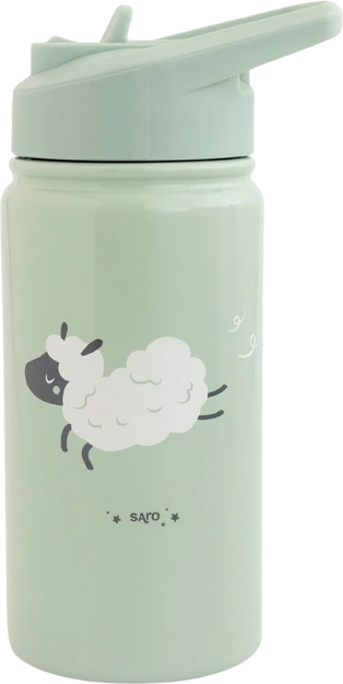 Saro Garrafa Térmica com Palhinha Funny Farm 350ml