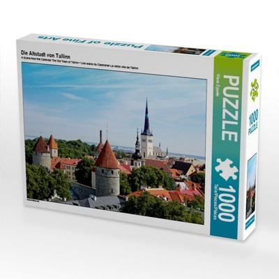 CALVENDO Puzzle Die Altstadt von Tallinn | 1000 Teile Lege-Größe 64x48cm Foto-Puzzle für glückliche Stunden