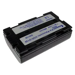 Akku wie Panasonic CGR-D120 / 815, für PANASONIC NV DS38EG,  anthrazit