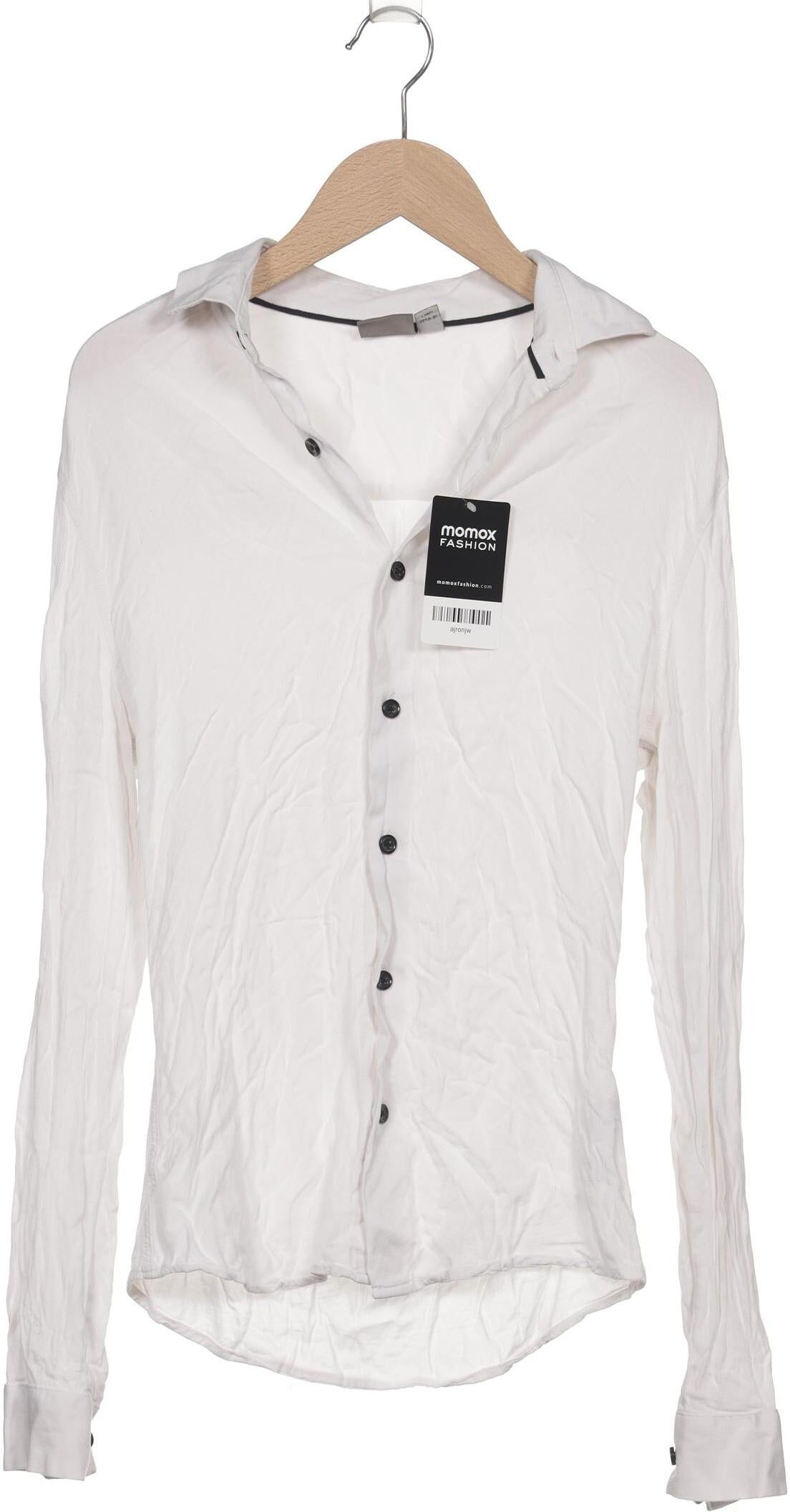 asos Herren Hemd, Weiß, Gr. Xxs, Viskose / Elasthan - Second Hand