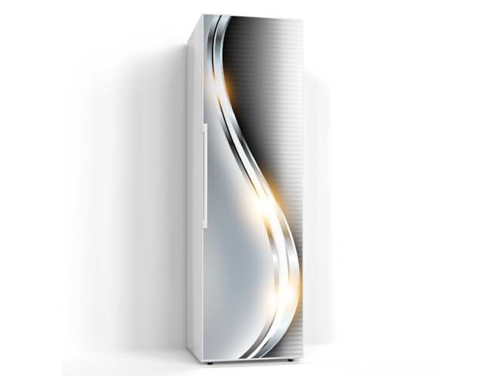 DEQORI Magnetfolie für Kühlschrank 60x200 cm Motiv Elegantes Vektordesign dekorative Magnetmatte Gefrierschrank Schutz Magnet Deko-Folie selbstklebend, magnetisch & wasserabweisend