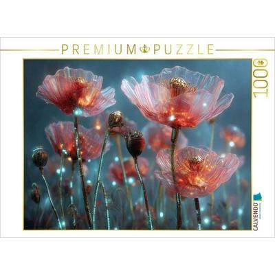 CALVENDO Puzzle Cyber-Mohn im Datental | 1000 Teile Lege-Größe 64x48cm Foto-Puzzle für glückliche Stunden
