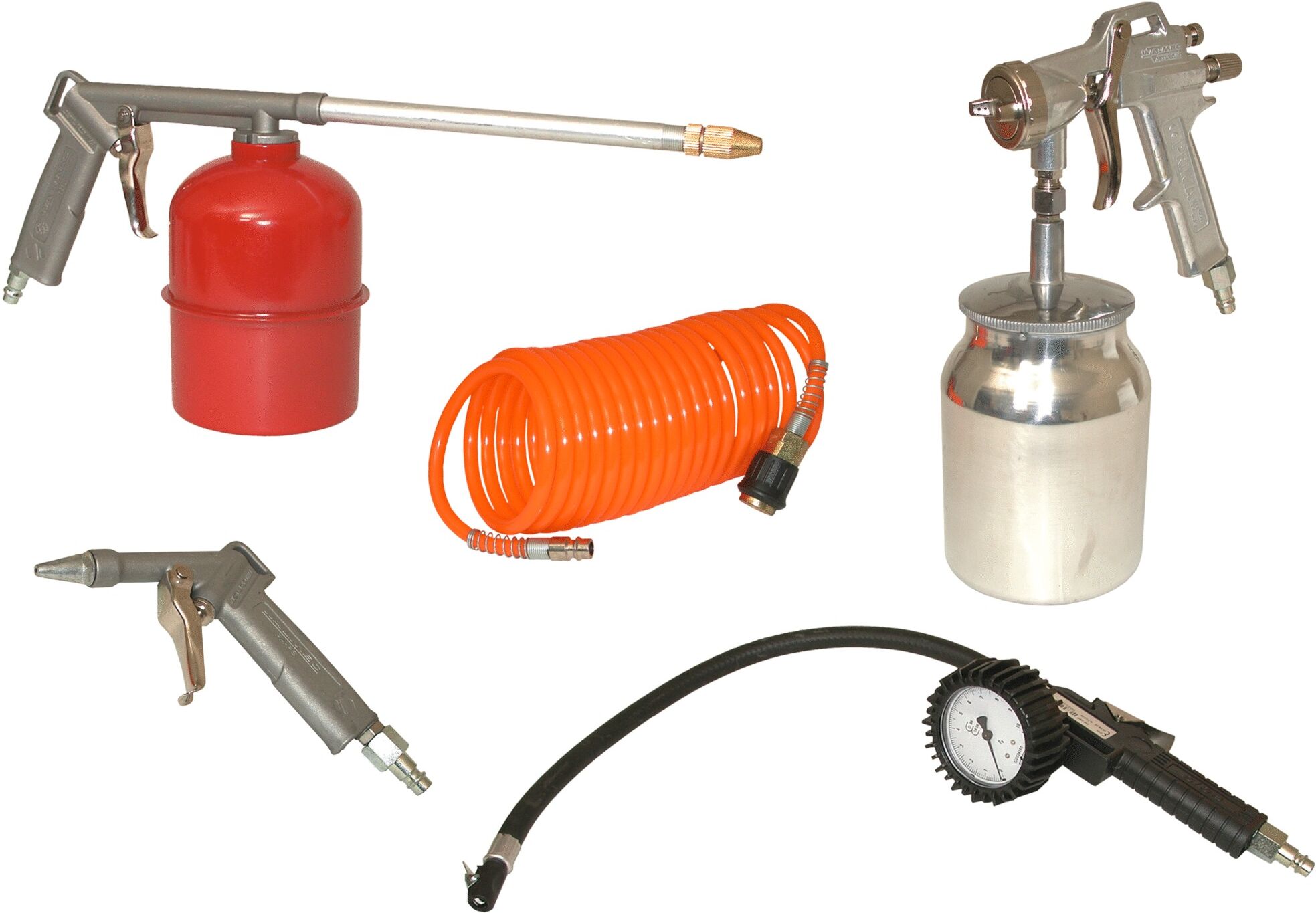 Kit de 5 accessoires pneumatiques Découverte LACME 325000 Gris