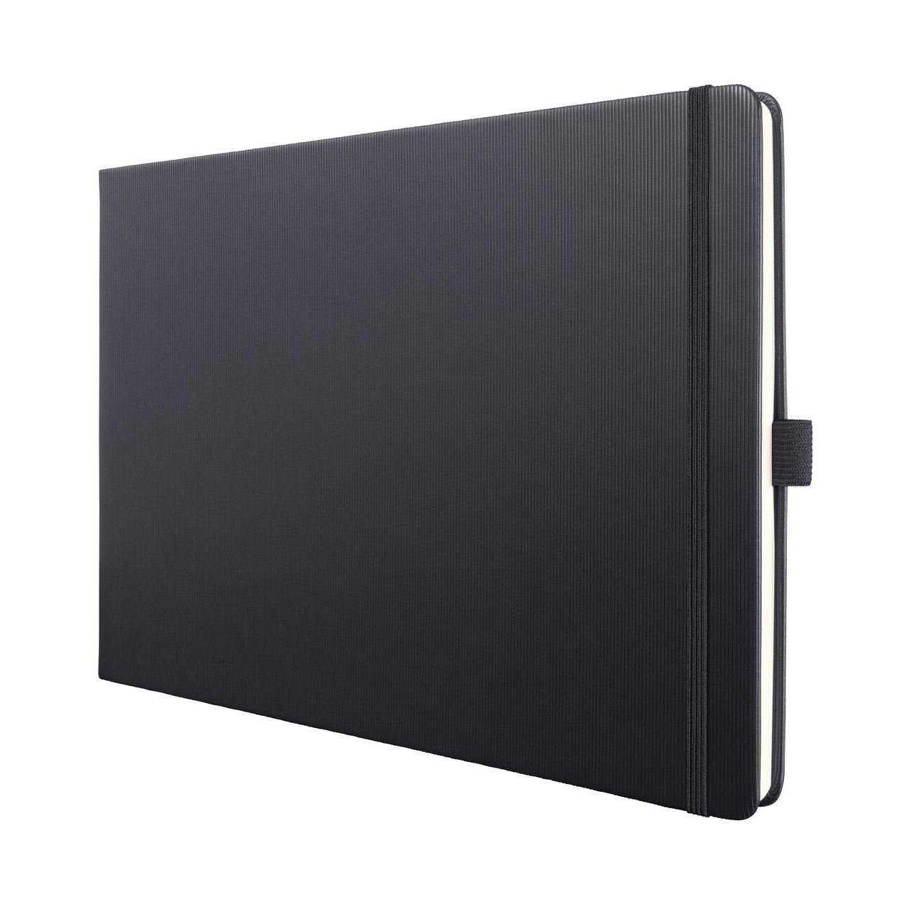 SIGEL Notizbuch Conceptum ca. DIN A4 quer punktkariert, schwarz Hardcover 132 Seiten, 1 St.