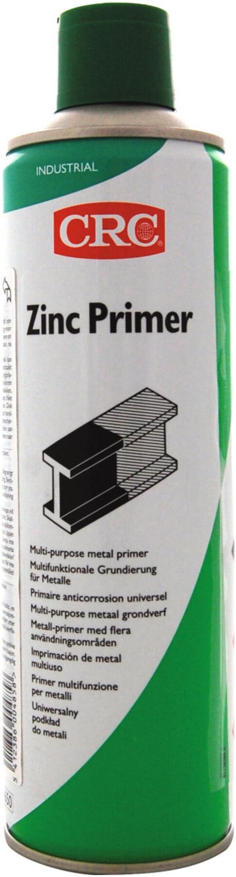 CRC Rostschutz-Grundierfarbe, Zinc Primer, 500 ml, Inhalt: 500 ml ; CRC Industries (30419-AB)