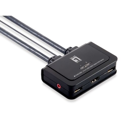 LevelOne KVM-0290 2-Port-USB HDMI-Kabel-KVM-Switch