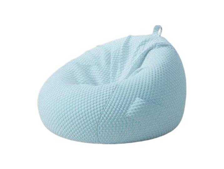 Xumh2024-3 Sitzsack Sitzsack-Stuhl in Kleiner Größe for Schlafzimmer, Spielzimmer und waschbarer Lounge-Stuhl(Blue)