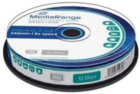 MediaRange DVD+R Dupla Camada 8,5 GB   10 unidades