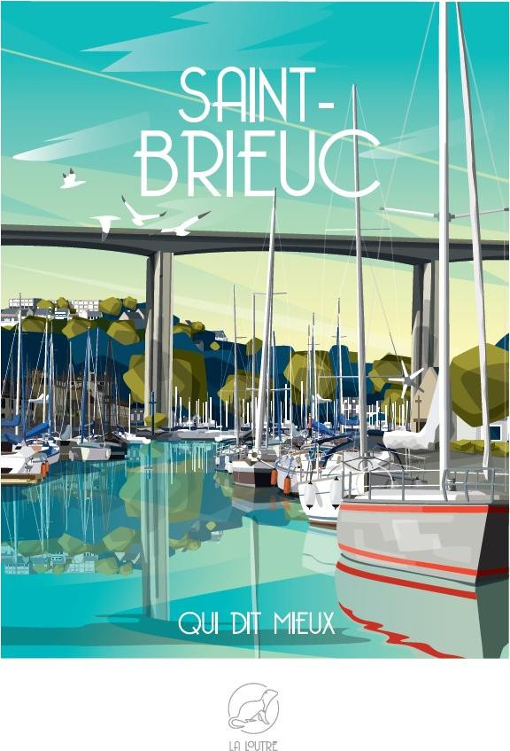 La Loutre Puzzel Saint-Brieuc, 1000 stukjes