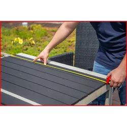 KS TOOLS Bandmaß mit Feststeller schwarz-rot 3m - 300.0113