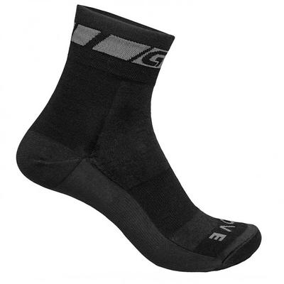 GripGrab - Merino Regular Cut Sock - Radsocken 41-44 - M | EU 41-44 schwarz