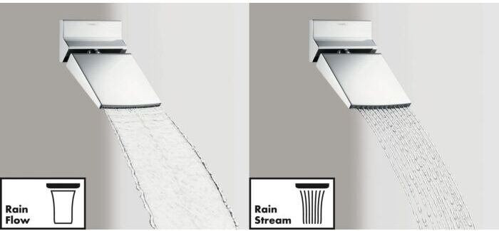 Hansgrohe Raindance Schwallbrause 26443000 Rainfall 150, Wandmontage, RainStream, chrom