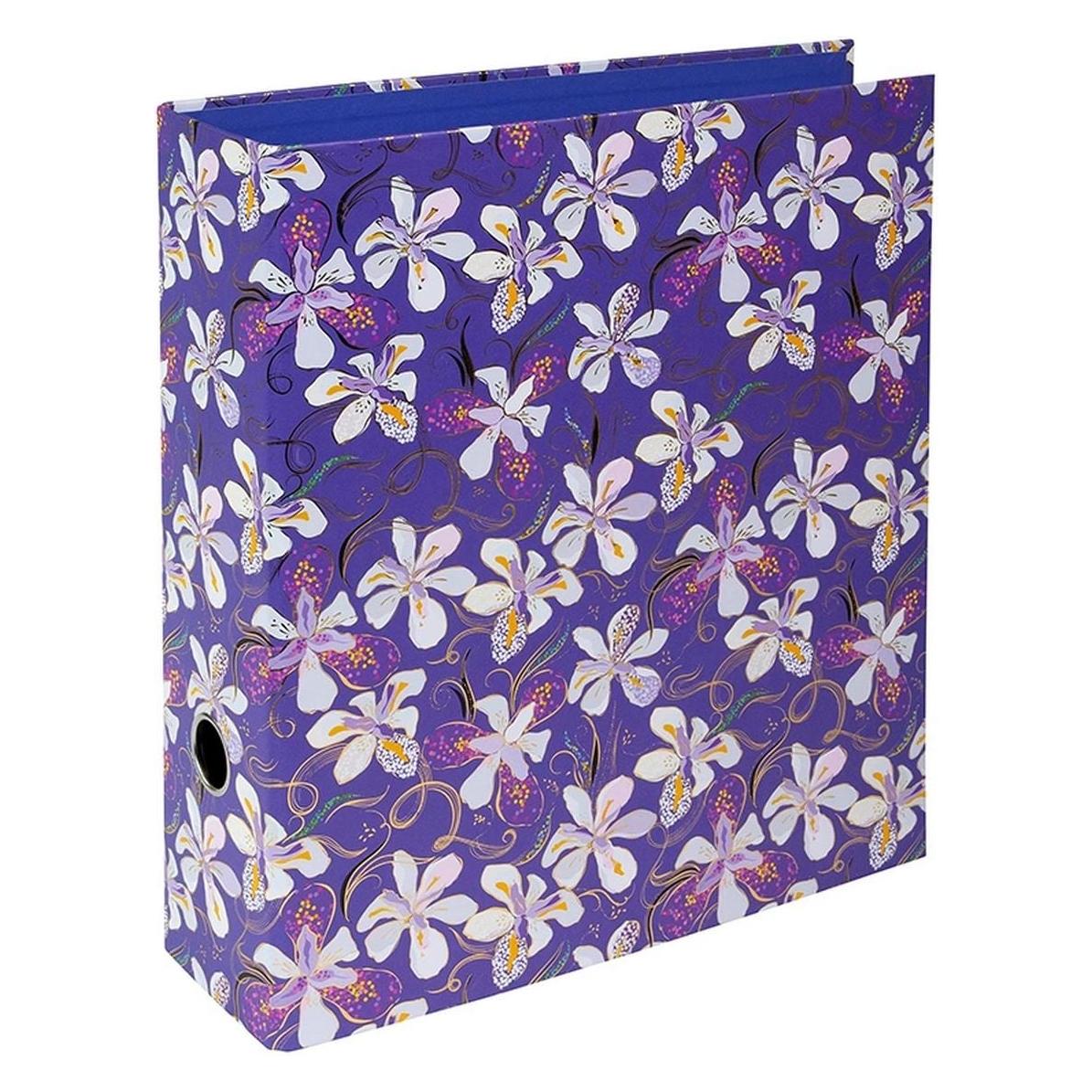 Turnowsky Ordner A4/80mm Orchid Mood purple (A4, 80 mm, 1 Stk.) (33 773)