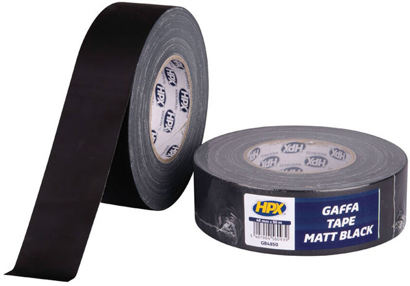 Sonstige Hpx Gaffer Tape Mattschwarz, 48 Mm X 50 M