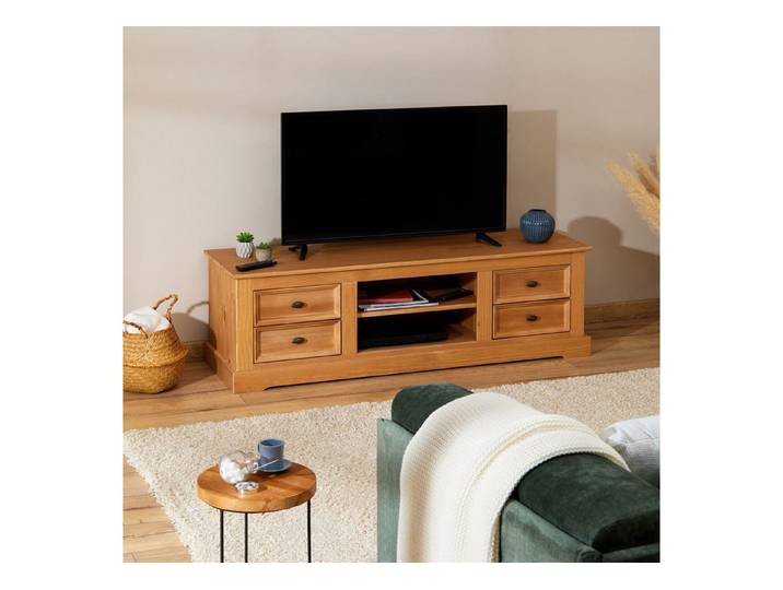 IDIMEX Lowboard KENT, TV Lowboard Kommode Hifi-Tisch Fernsehschrank Medienmöbel Rack Bank Ki