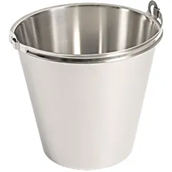 Linden Edelstahleimer PREMIUM, ohne Bodenreifen, mit Maßeinteilung, 7 Liter