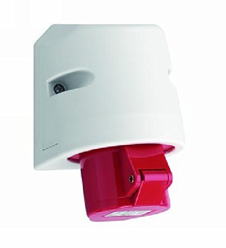 ABL SURSUM D52S31 wandcontactdoos, Rood, IP44, 400 V