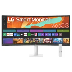 LG 34U601SA-W Dual WQHD Smart Curved Monitor 86,4 cm 34 Zoll
