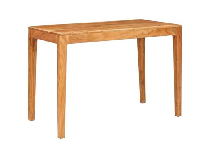 HAQWRDQSG Esstisch Massivholz Akazie 110x55x76 cm Braun Kompakter Küchentisch aus echtem Akazienholz mit lackierter Oberfläche für Esszimmer und moderne Wohnbereiche.