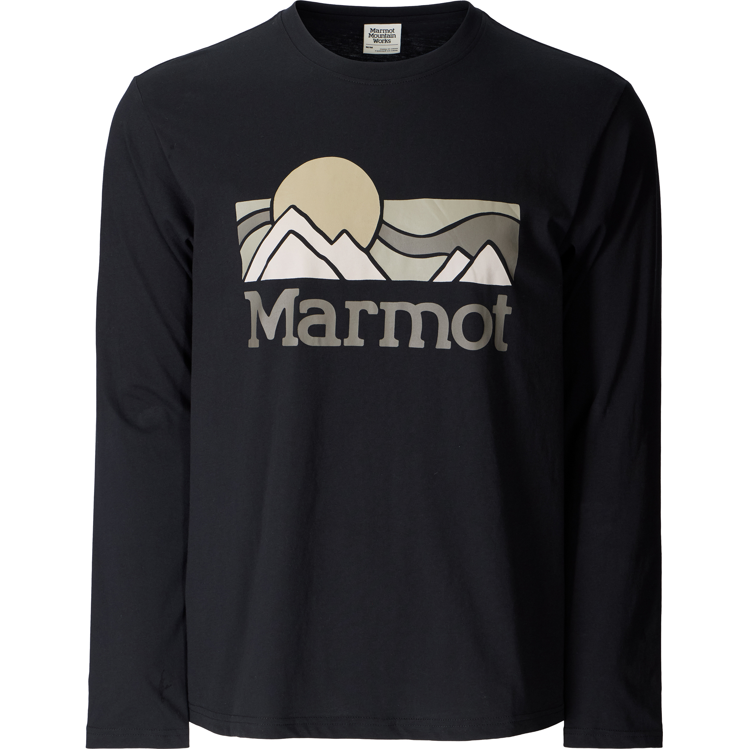 Marmot Coastal Herren Longsleeves schwarz Größe XL Lifestyle Elastisch