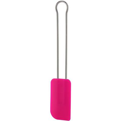 Teigschaber RÖSLE "Pink Charity Edition", pink (pink, silberfarben), B:5cm H:1cm, Edelstahl 18/10, Silikon, Küchenpaletten, Teigschaber, Teigspachtel, Silikon, pink, Edelstahlgriff, spülmaschinengeeignet