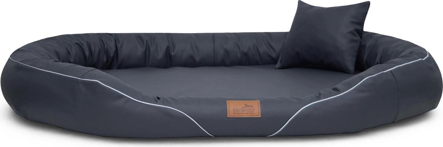 Tierlando Orthopedisch hondenbed Tiffany voor grote honden, XXL, Grafiet, 145 x 105 cm