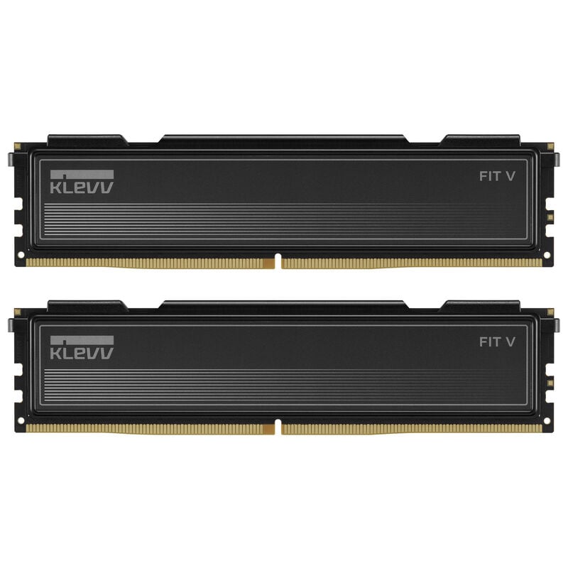 KLEVV FIT V DDR5-6400 RAM, CL30, XMP & EXPO - 32 GB Dual-Kit, schwarz