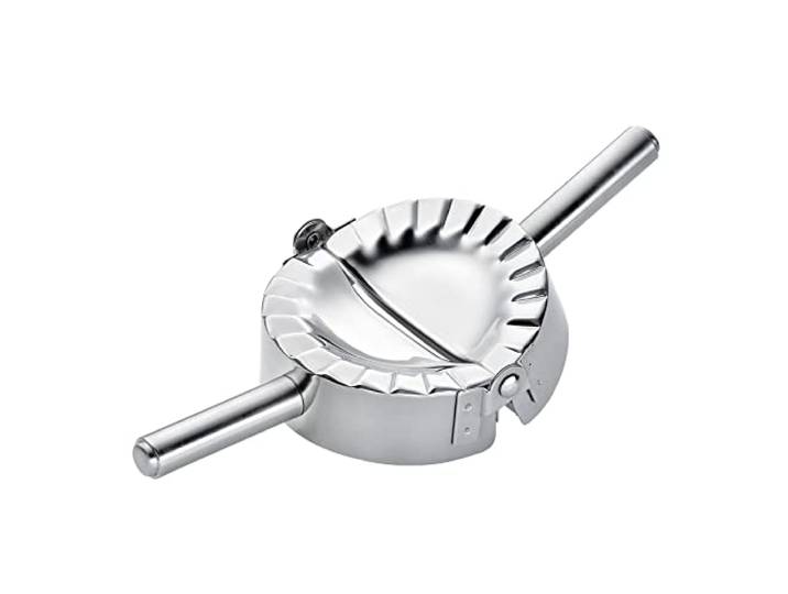 Küchenprofi Ravioli Former PASTACASA, ravioli uitsteekvormpjes en pers, ook geschikt als pirog- en steekzakvorm, deegzakvorm, dumpling vormer, deeguitstekers, tortelini vormen