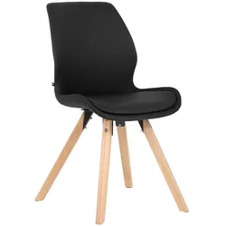 CLP Stuhl Luna Kunstleder   Farbe: schwarz, Material: Kunstleder