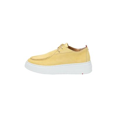 Sneaker LLOYD "Hochwertiger Sneaker", Damen, Gr. 39, gelb, Leder, unifarben, Schuhe Sneaker, mit modernem Design