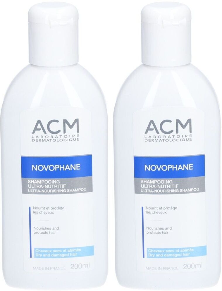 ACM Novophane SH Ultra-Nutritif 200Ml x2 2x200 ml Shampoo