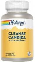 Solaray Cleanse Candida + Berbérine - 90 Caps Vég. - Boîte 90 capsules