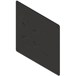 HAGOR - Montagekomponente für Samsung QB/QH/QM 49 – 65" Portrait Adapterplatte