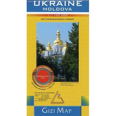 Ukraine & Moldovia Road Map, Karte von , Geocenter, 978-963-450-044-5