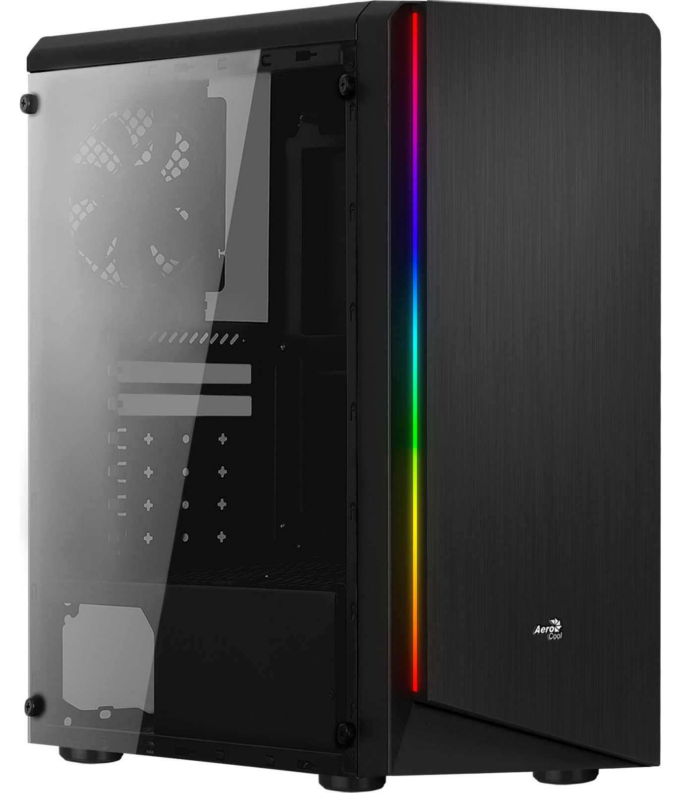 Aerocool AeroCool Geh Midi Rift Black MicroATX/ATX/MiniITX behuizing