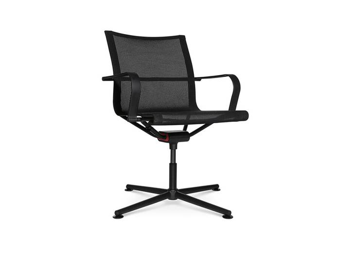 Besucherstuhl D1 Office Wagner grau, Designer Stefan Diez, 77x83–93x77 cm