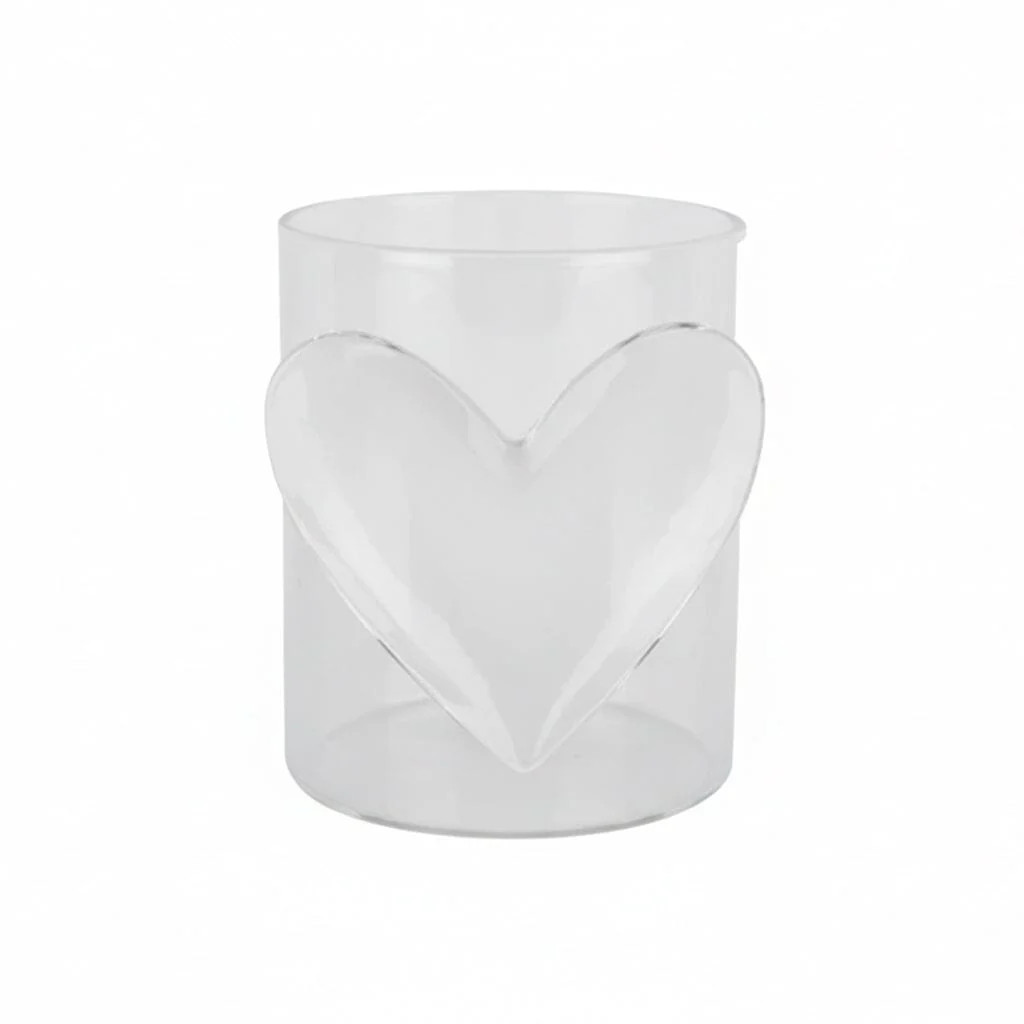 Lepelclub Glas Hart Transparant