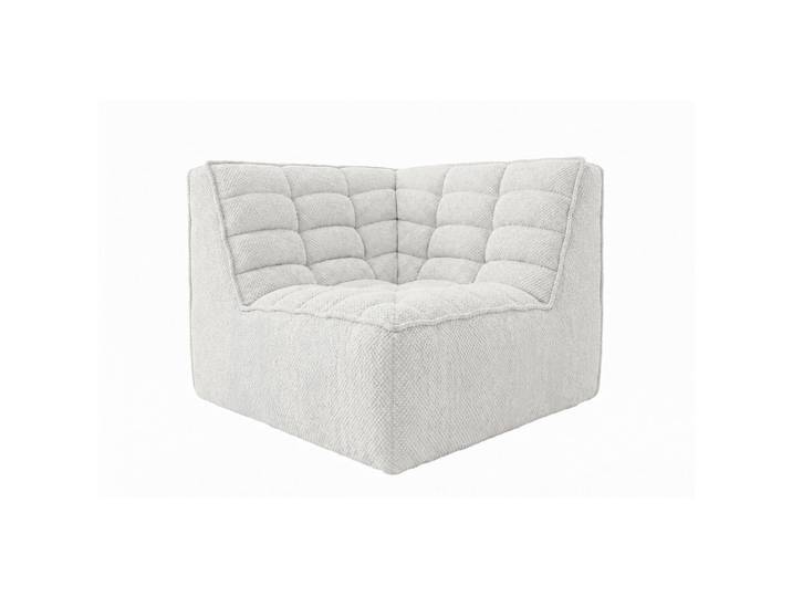 Kaiser Möbel Eckmodul, Modul, Plüschstoff Pop, Beige, Lazy, Holz, 93x76x93 cm, Wohnzimmer, Sofas & Couches, Sofas