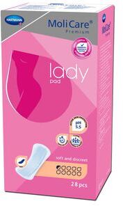 Molicare Pensos de Incontinência 0.5 Gotas Lady Pad 28 un