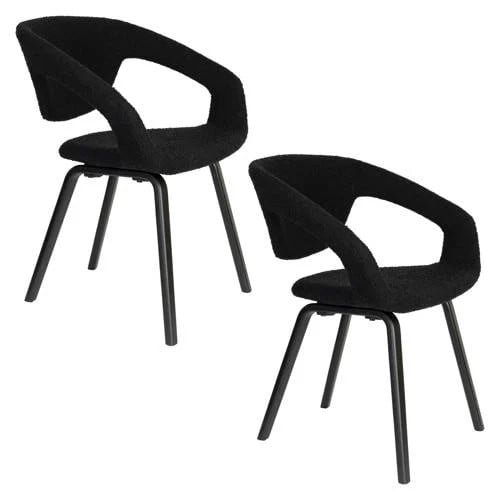 Zuiver eetkamerstoel Flexback set van 2
