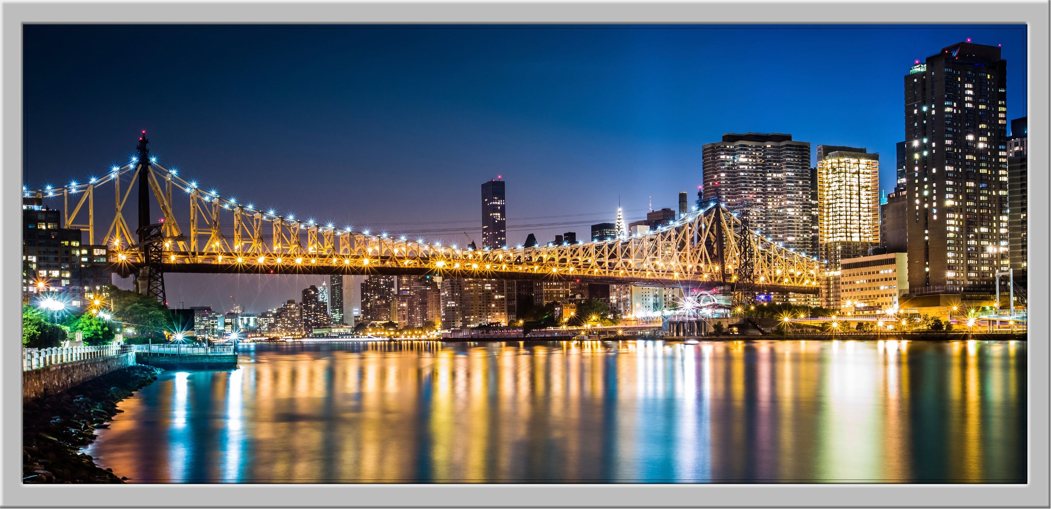 Ambiance-sticker Sticker poster Pont de Queensboro