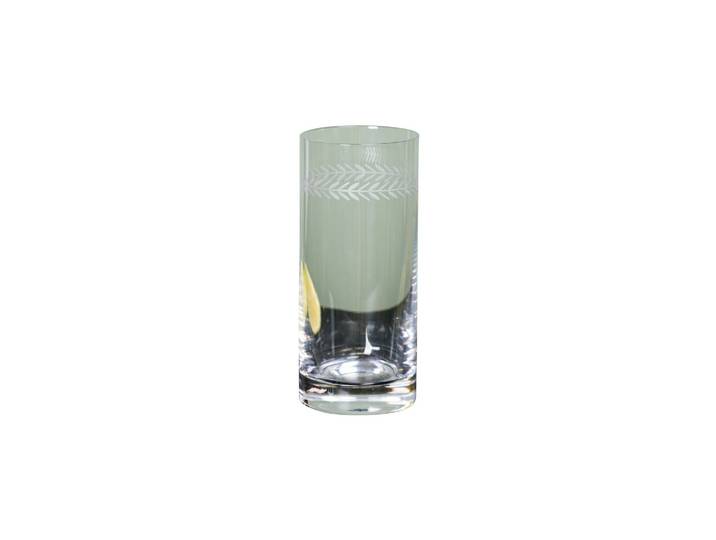 Verre long drink Laurier gravé