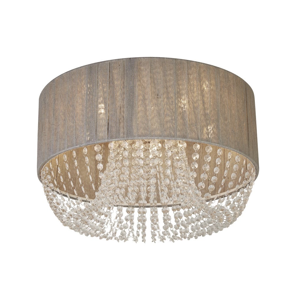 Bellano Searchlight Plafondlamp Chroom Ø 50cm