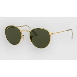 Ray-Ban Round Metal Arista Sonnenbrille crystal green Gr. Uni