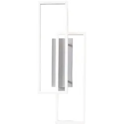 Gea Luce Dyana A 40W 2150lm 3000K LED-Wandleuchte in satiniertem Weiß, Aluminium, dimmbar mit Phasenanschnitt, Direktlicht - Gealuce