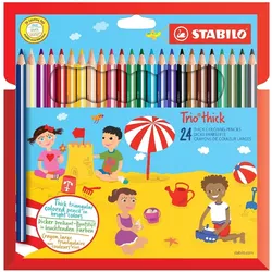 STABILO, Malstifte, Dreikant-Buntstift (24x)